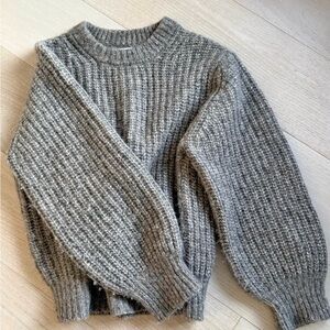 Gray Crew Neck Sweater